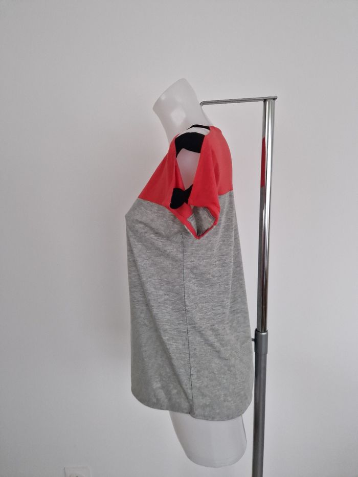 Haut bi-color épaules semi-ouverte Mim - photo numéro 4