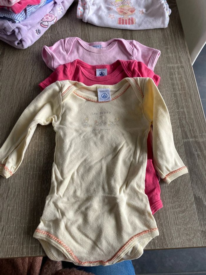 Lot trois bodys petit bateau
