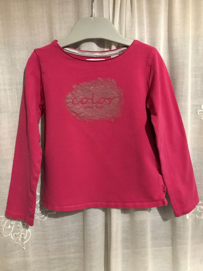 T-shirt fuschia 5 ans Okaidi