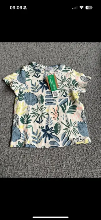 t-shirt fleuri
