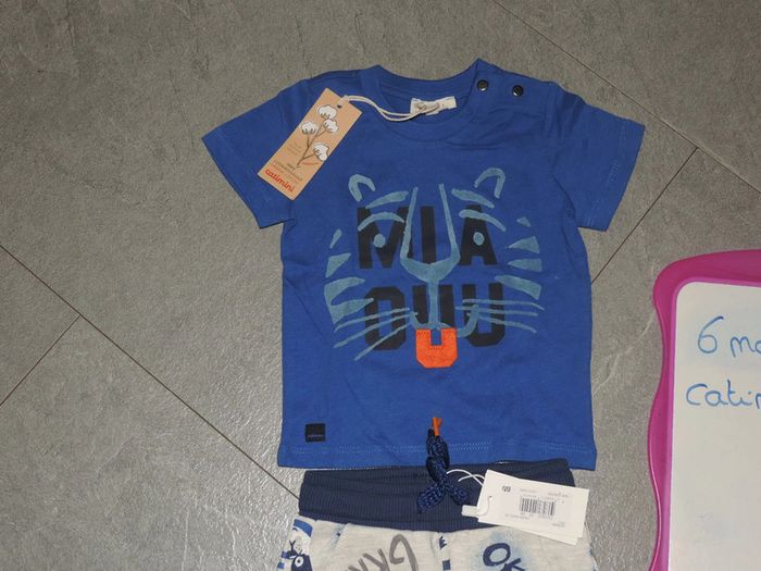 ensemble catimini taille 6 mois neuf - photo numéro 2