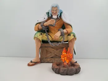 Figurine One Piece - Rayleigh au Feu de Camp