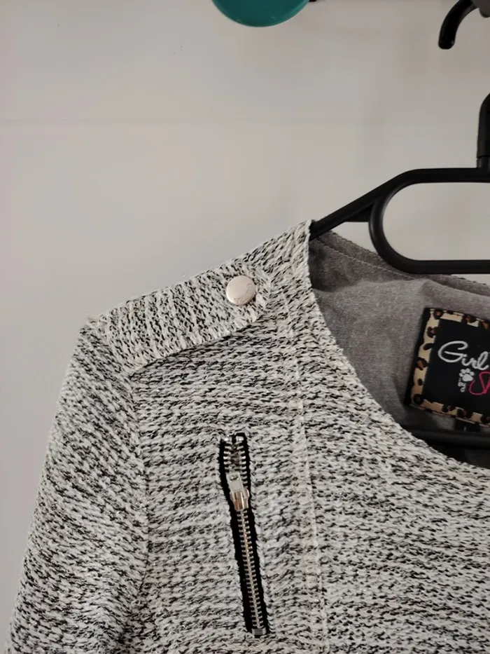 Veste grise & blanche taille L - photo numéro 4
