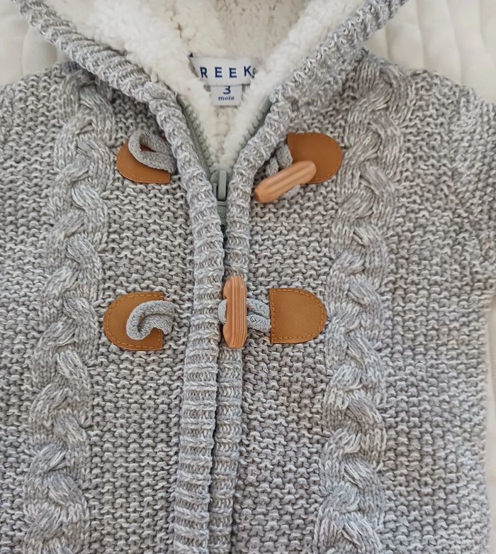 Veste doublée chaude 3 mois - photo numéro 2