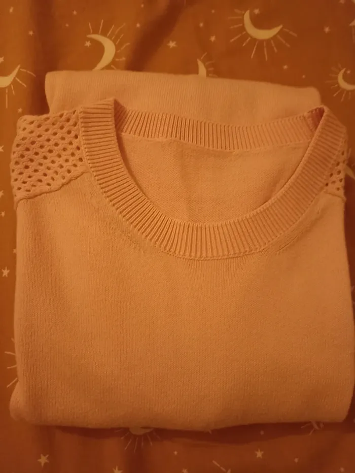 Joli pull coton fantaisie aux épaules T38 Aigle - photo numéro 6