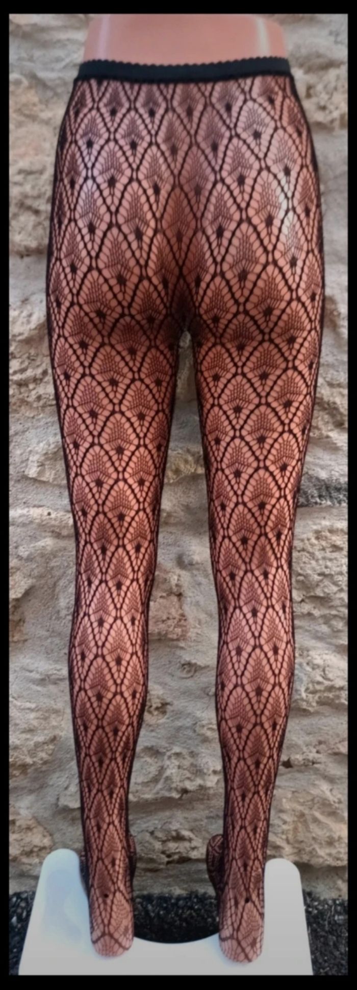 Collant résille motif fantaisie - photo numéro 3