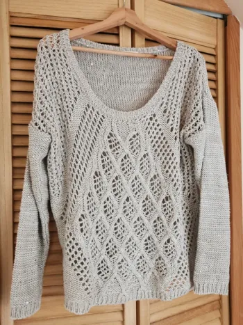 Pull ajouré avec strass Promod