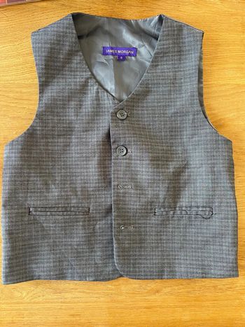 Veston garçon gris 8 ans