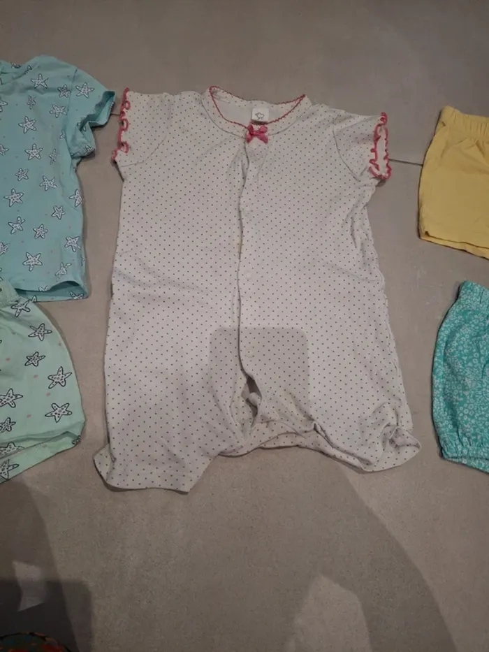 Lot pyjamas fille été 12 mois - photo numéro 5
