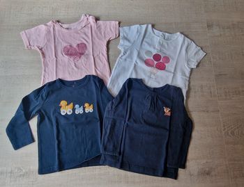 Lot blouse 86 fille