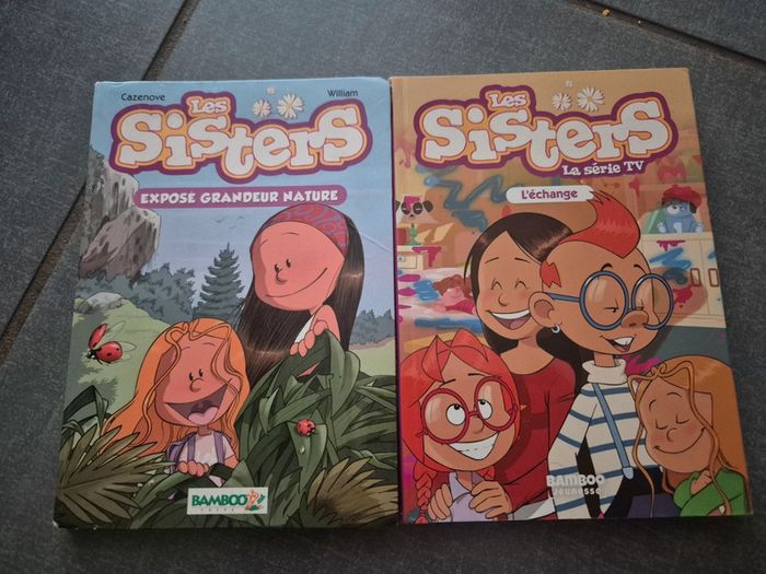 Lot de 2 livres de la collection "les sisters"