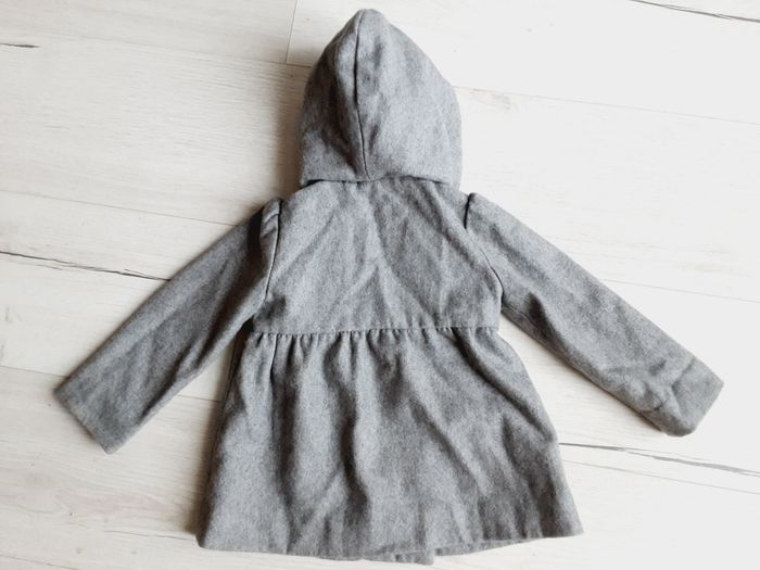 Vêtement bébé fille manteau veste trench gris Obaïbi 12 mois 1 an - photo numéro 5
