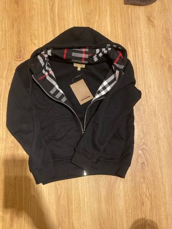 Zip Burbery noir neuf