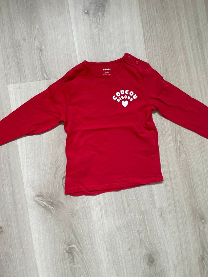Maillot manches longues Kiabi 24 mois