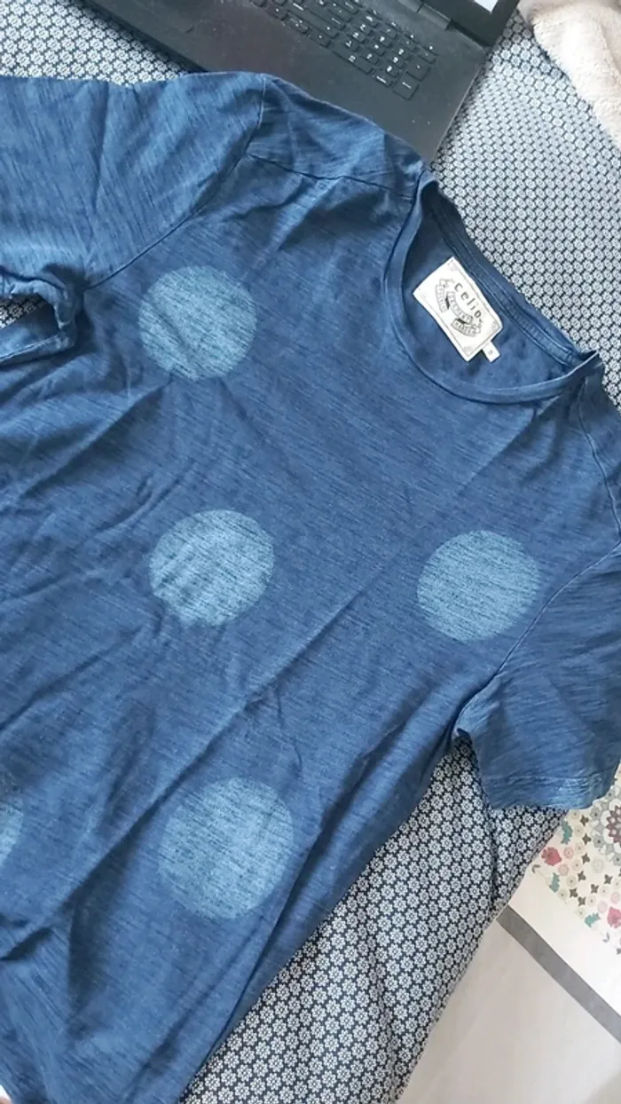 Tee shirt bleu - photo numéro 2