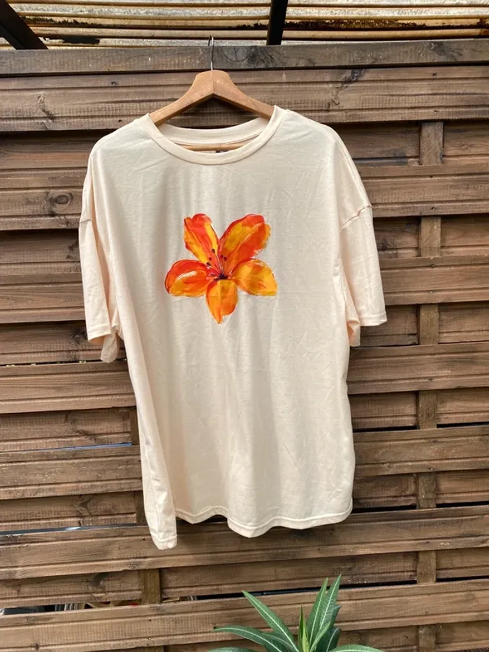 TEE shirt fleur