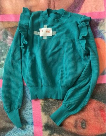 Pull turquoise