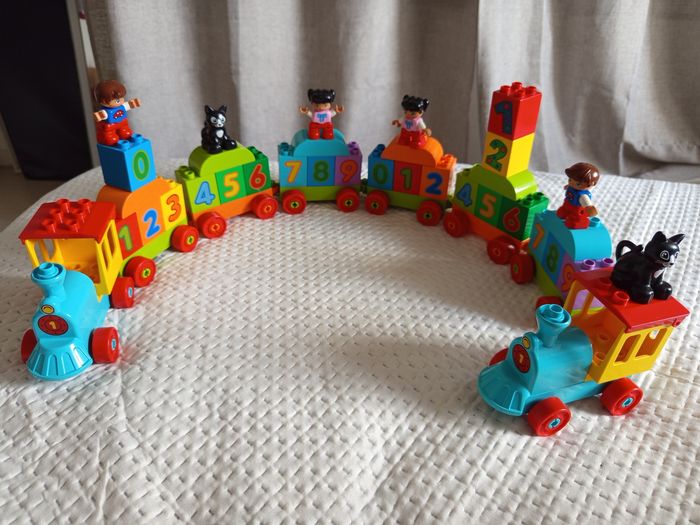 Lot 2 trains lego duplo - photo numéro 2