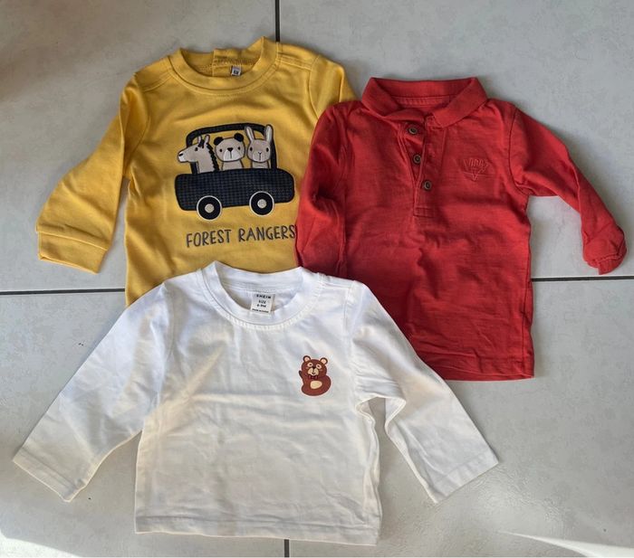 Lot de 3 tshirts bébé
