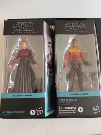Figurine Star Wars Black Series Ezra Bridger et Morgan Elsbeth neuf