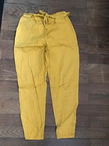 Pantalon lège moutarde S