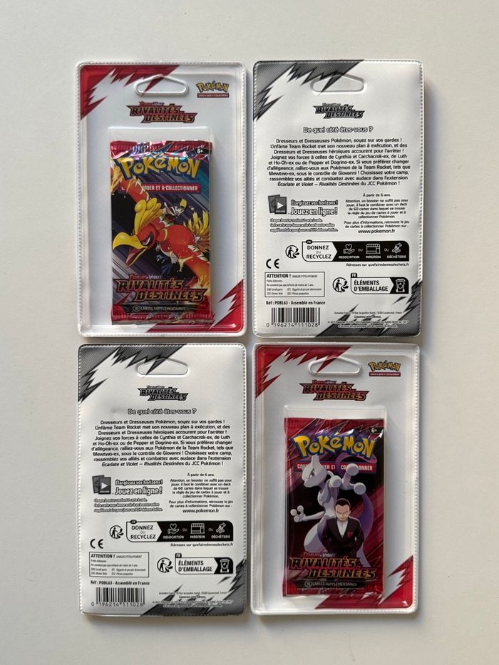 Pokémon Art Set Blister Rivalités Destinées avec opercule FR (EV10) - photo numéro 4