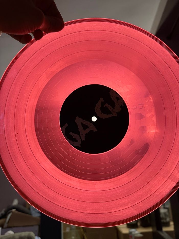 Vinyle Orange Édition Collector Lady Gaga Album Mayhem INCOMPLET - photo numéro 3