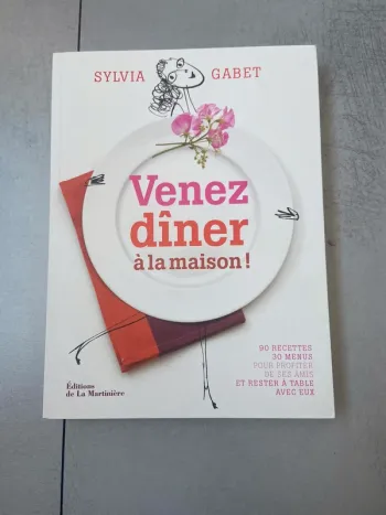 Livre recettes Venez dîner à la maison