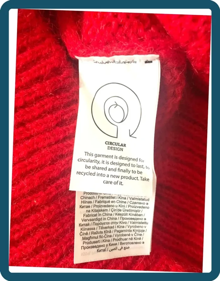Très joli pull de Noël Rouge femme Pieces T/38 - photo numéro 8
