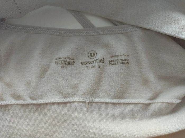 Brassière de sport blanche taille S - photo numéro 3