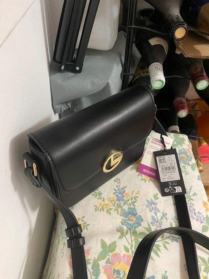 prix en boutique 65€, Sac besace Galeries Lafayette enduit lisse - photo numéro 8