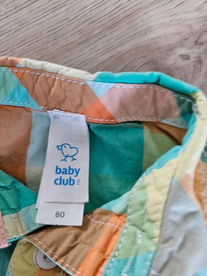 Lot de 2 chemises manche courte 1 an - photo numéro 3