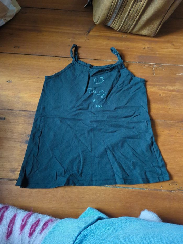 Débardeur IKKS noir argent 2 - 3 ans