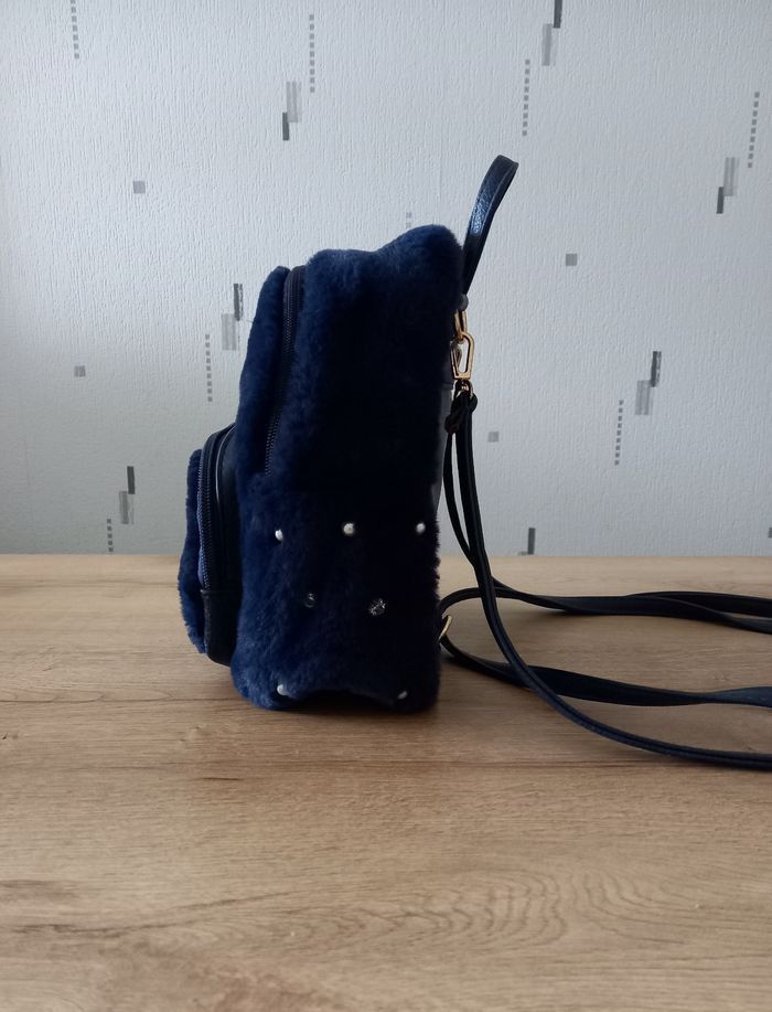Sac à dos " matière peluche " - photo numéro 4