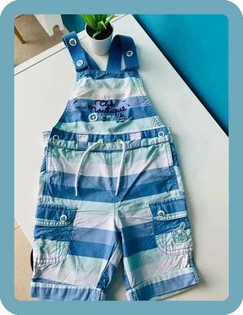 Belle salopette été confortable 12 mois sergent major