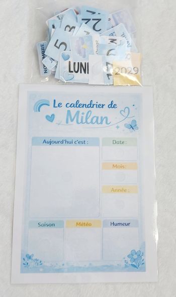 Pack routine enfant – calendrier, horloge et activités éducatives