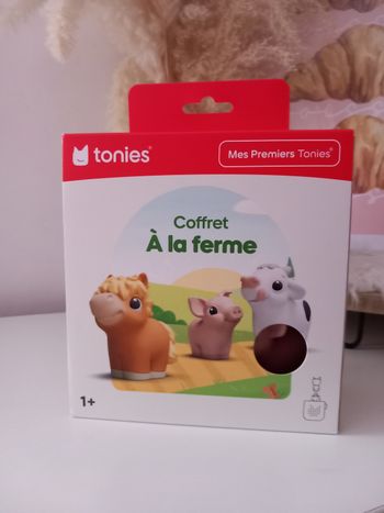 Tonies coffret à la ferme 3 figurines tonies la vache, le cochon et le cheval