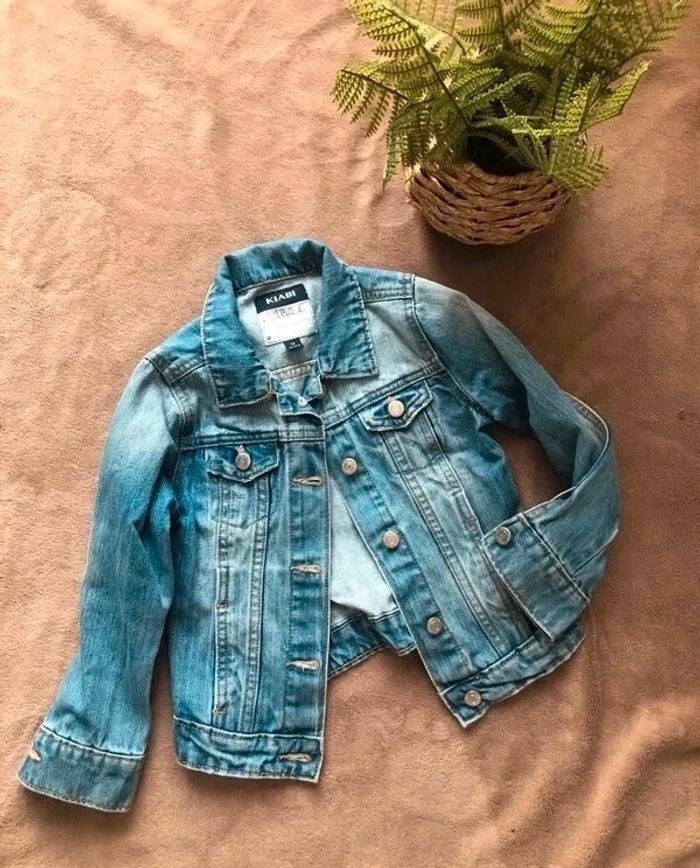 Veste en jean bleu fille Kiabi - photo numéro 3