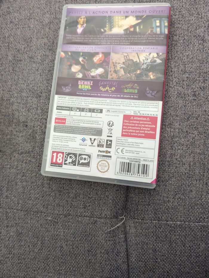 Jeu Switch Saints Row The third The full package - photo numéro 3