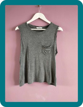 Débardeur gris Mango