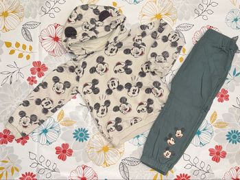 Ensemble sweat à capuche et jogging fin Mickey - T4ans - Disney 
