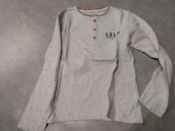 haut tee shirt manches longues garcon 10 ans lulu castagnette