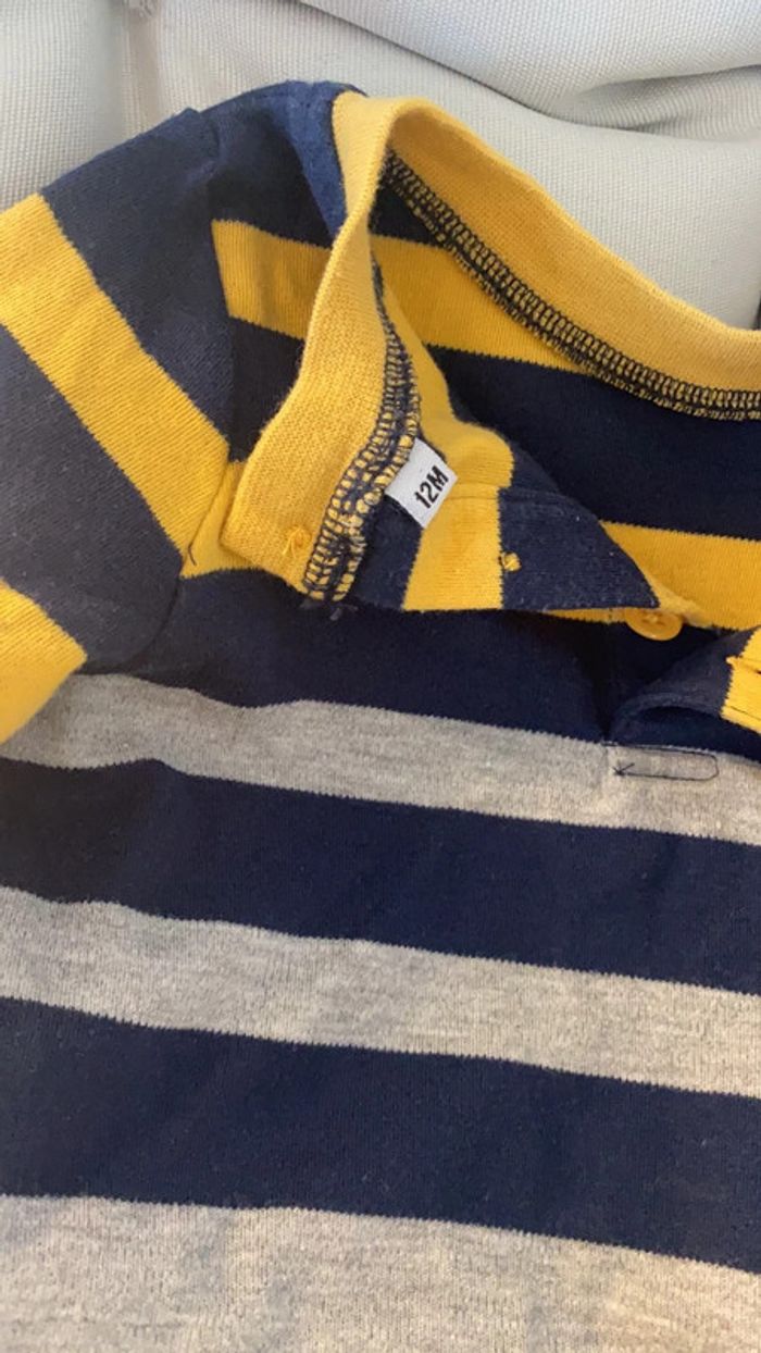 Tee shirt longues manches garçon 12 mois - photo numéro 2