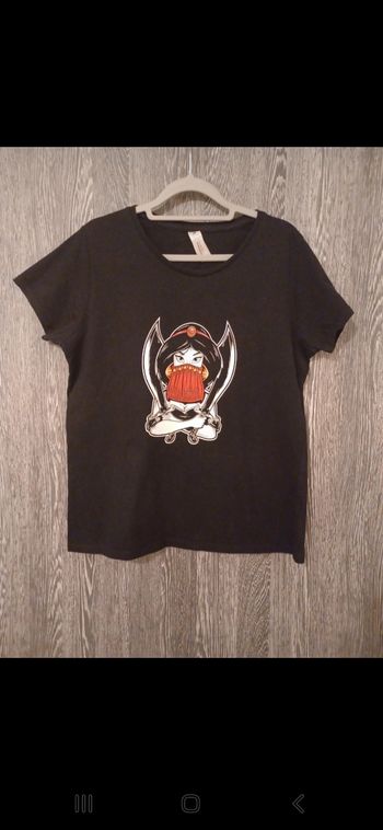 Tee-shirt manches courtes imprimé Princesse Jasmine Disney