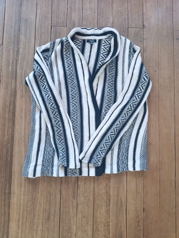 Gilet cardigan chaps 100% coton Taille XL - photo numéro 3