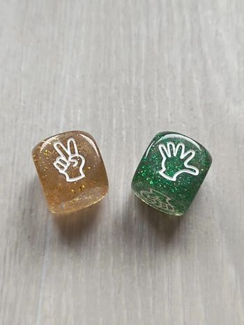 Lot de 2 dés à compter