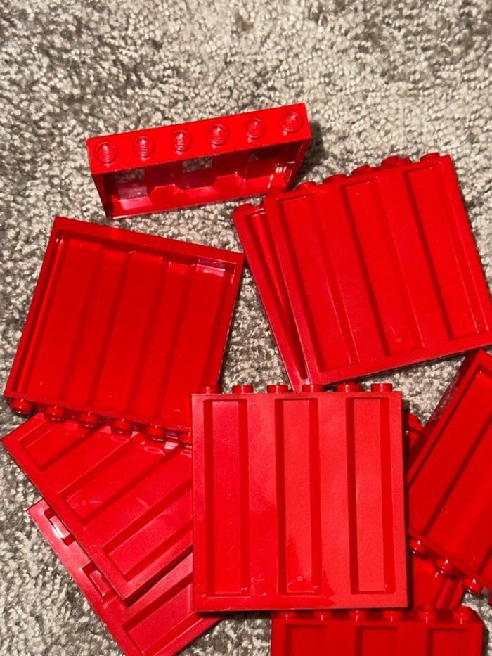 12 lego brick Panel 1 x 6 x 5 with Corrugated Profile - photo numéro 2