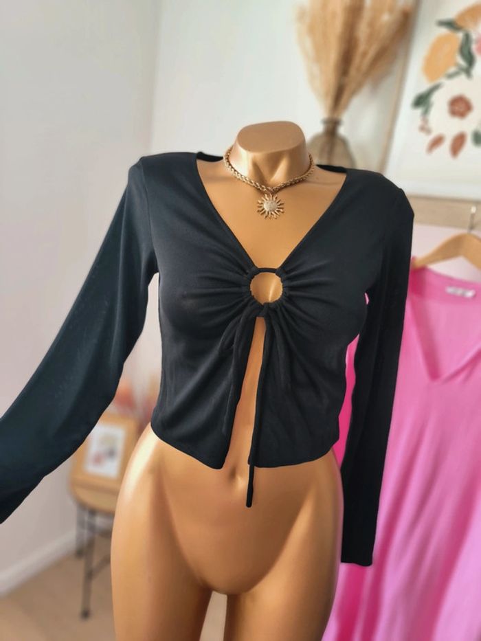🖤 Haut noir tendance Even&Odd – Neuf avec étiquettes – Taille L 🖤