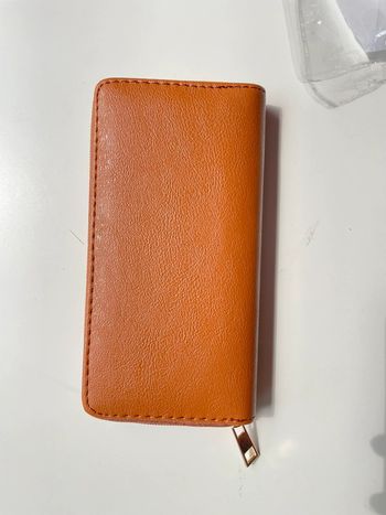 Portefeuille marron neuf 10x19 cm