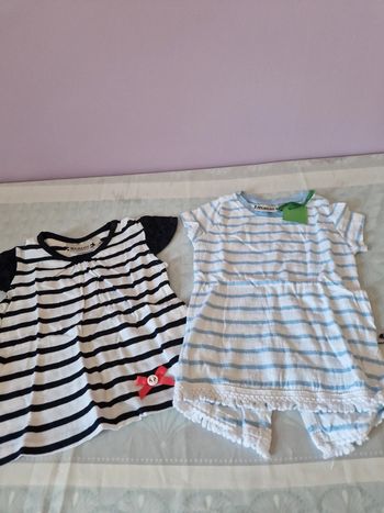 Lot 2 T-shirts manches courtes 2 ans